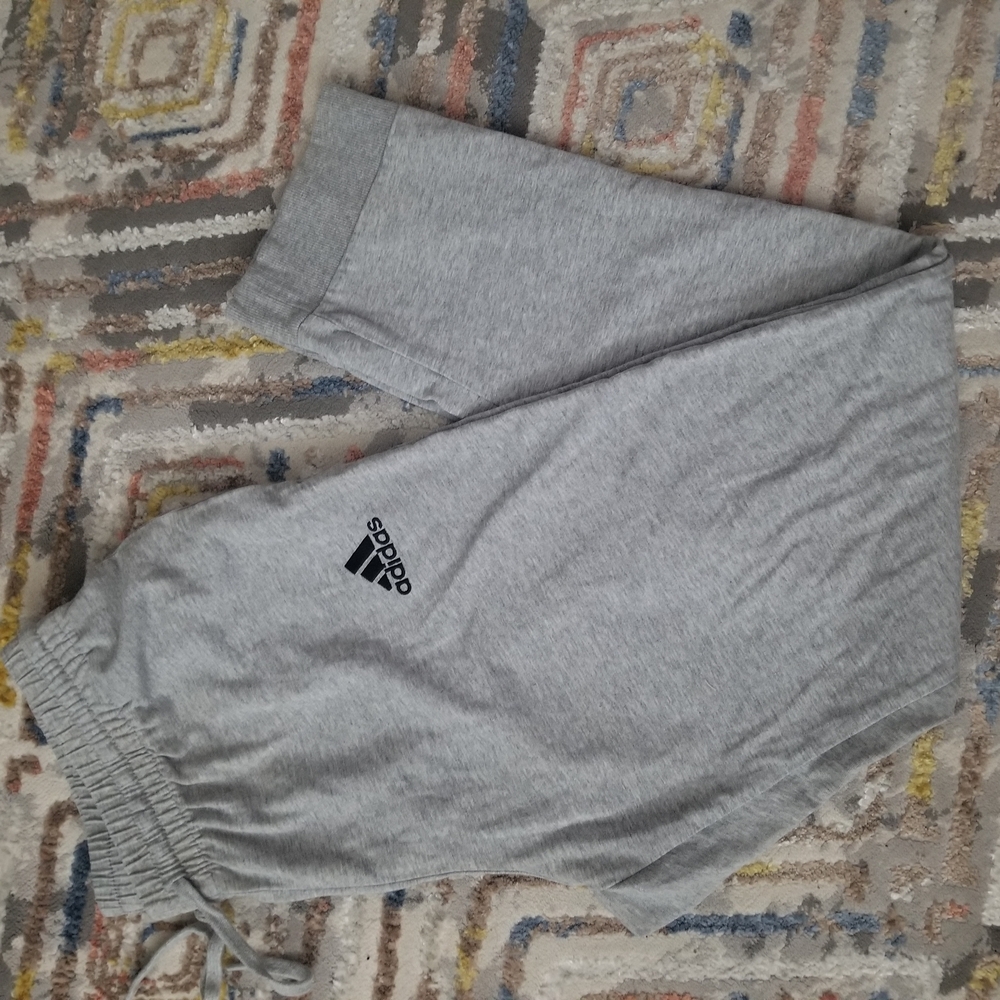Adidas Heather Gray Joggers